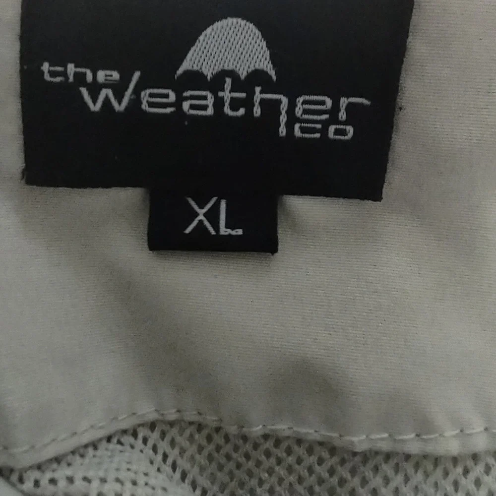 The Weather‎ Company Golf Jacket Men's XL Microfiber Short Sleeve Windbreaker